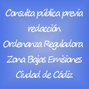 Consulta previa Zona bajas emisiones